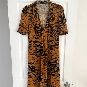 ASOS DESIGN - Animal Print Midi Dress